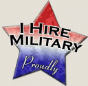 I Hire Military Logo